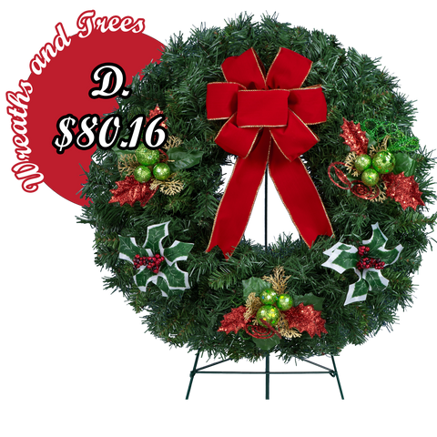 D. Pinecone Holiday Wreath