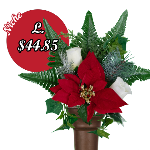 L. Poinsettia and Holiday Greens